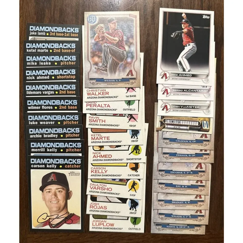 Arizona Diamondbacks Baseball Card Huge Lot 91 Different Cards